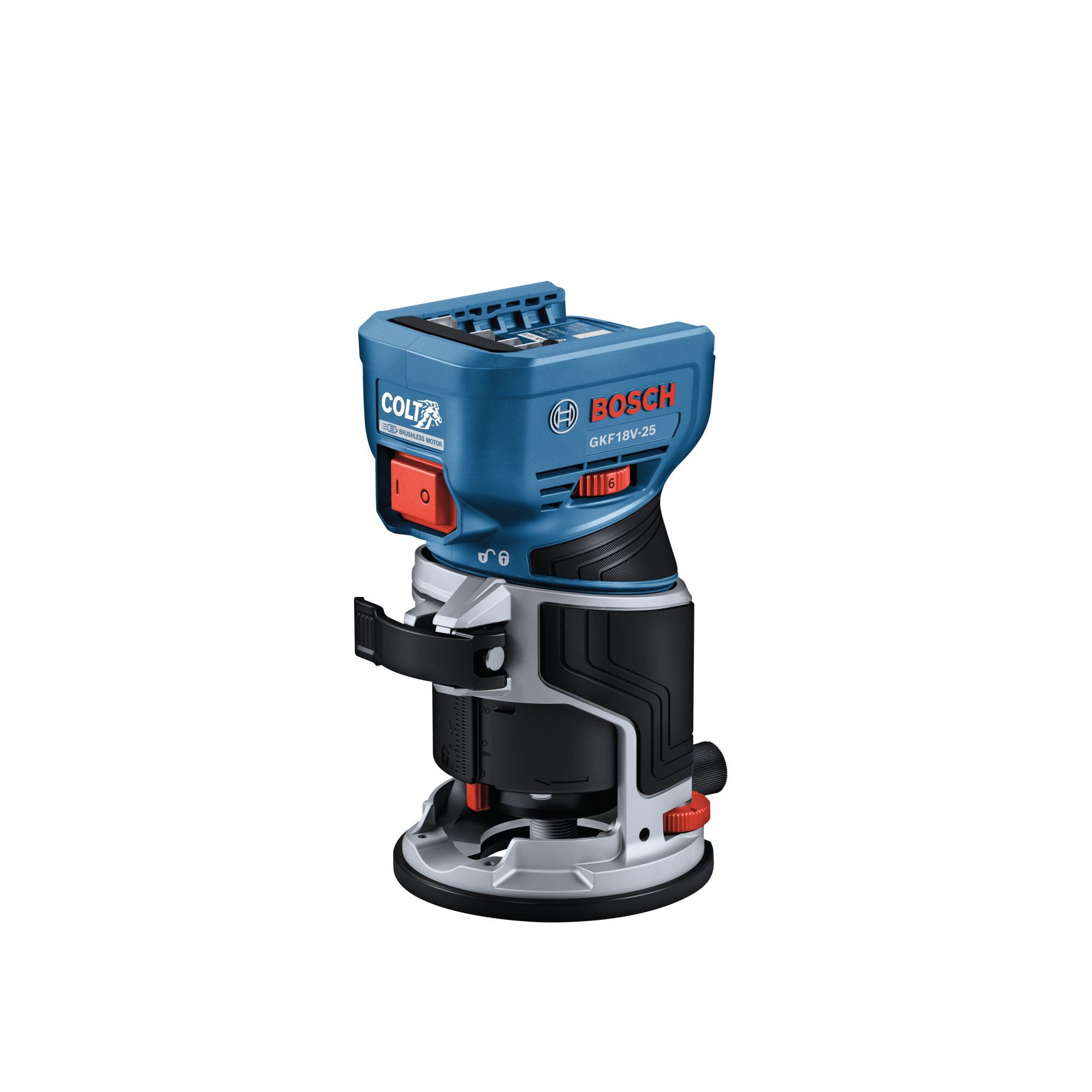 Bosch 18V Brushless Colt Palm Router, Model# GKF18V-25N